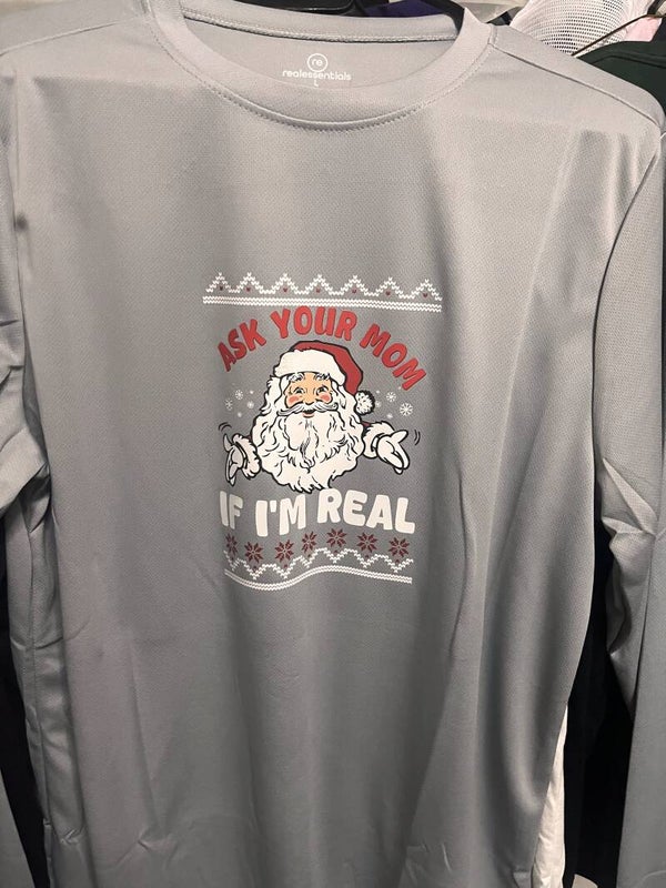 Mens Long Sleeve Dri Fit Large