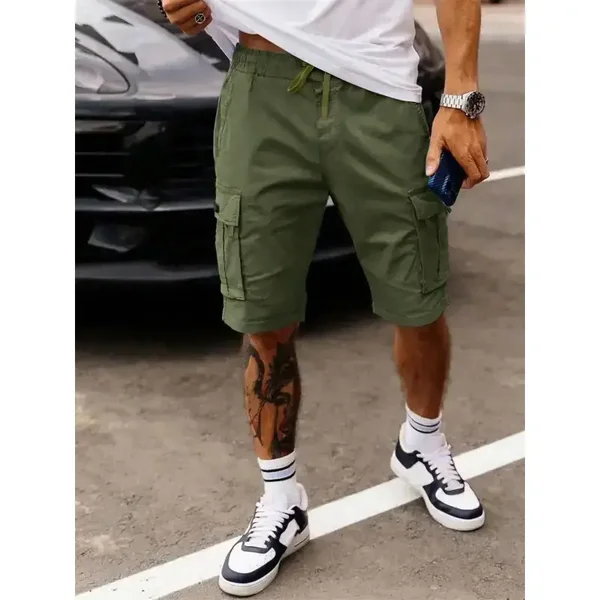 Pantaloni casual americani a cinque punti dritti per l'estate