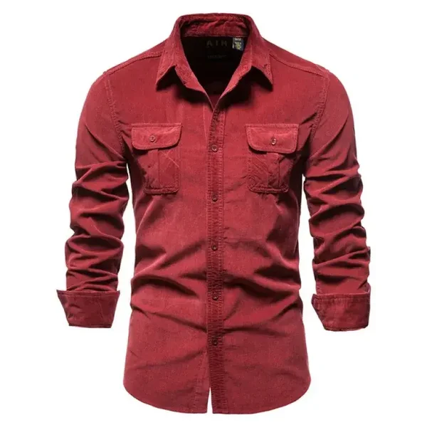 Camicia Per Gli Uomini Camicia di Usura Collegio Top A Maniche Lungh