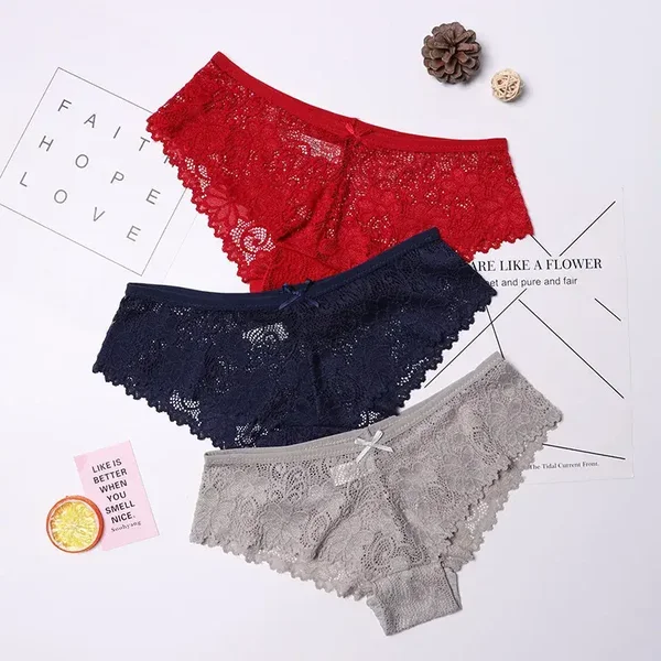 Set di 3 slip da donna