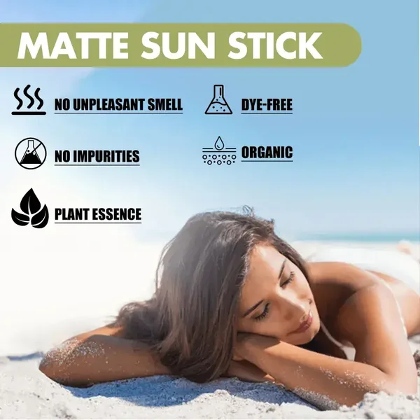 Lo stick protettivo opacizzante Jaysui protegge dai raggi UV, idrata, ripara e illumina la pelle, una crema rinfrescante ideale per l'estate.