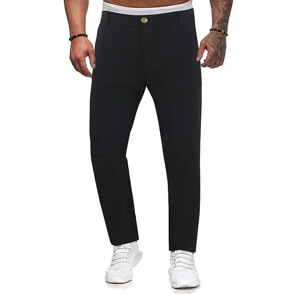 Pantaloni sportivi da uomo, modello ampio e dritto
