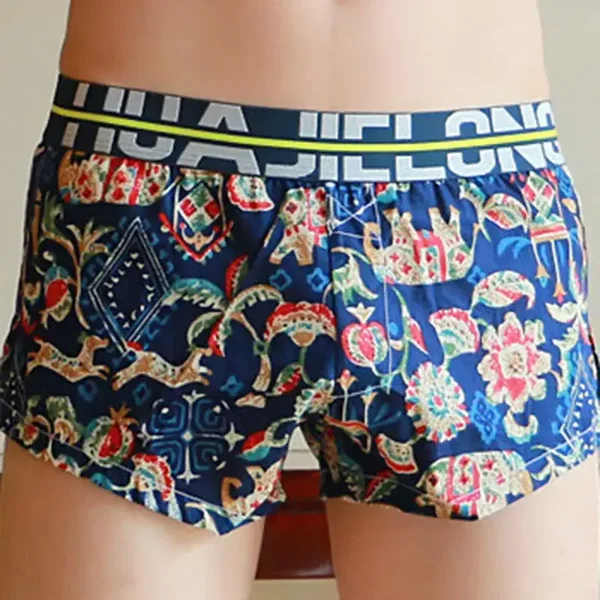 Biancheria intima da uomo in cotone morbido e confortevole con fantasia.