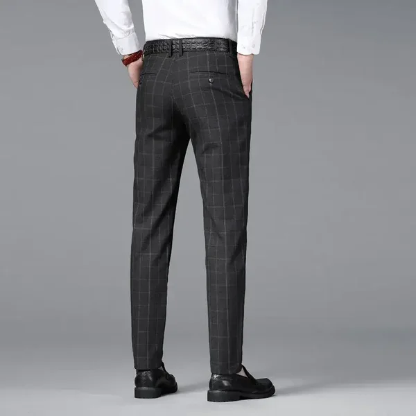 Pantaloni a quadri casual da uomo