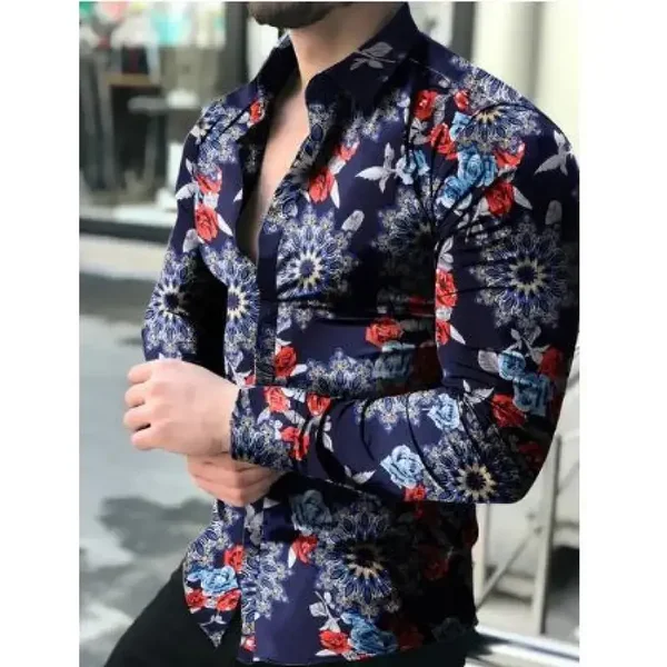 Camicia a maniche lunghe alla moda