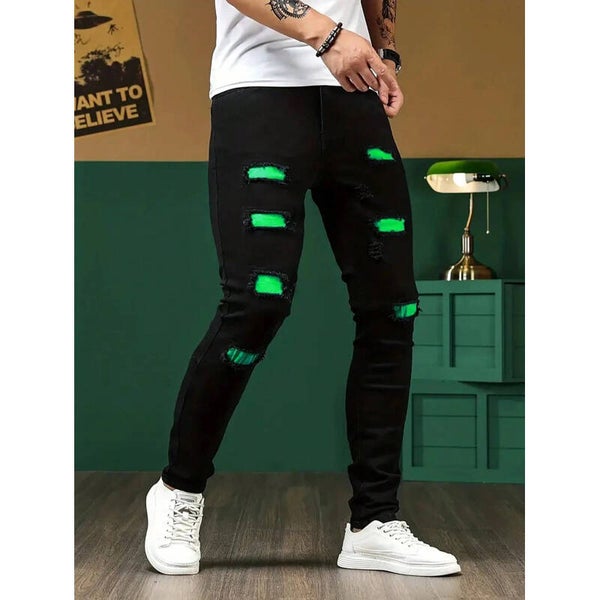 Pantaloni slim dritti elasticizzati Shanxi