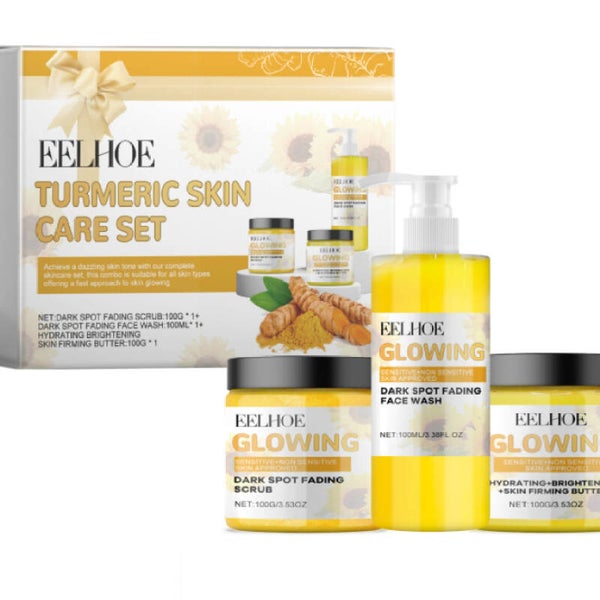 Set per la cura della pelle alla curcuma