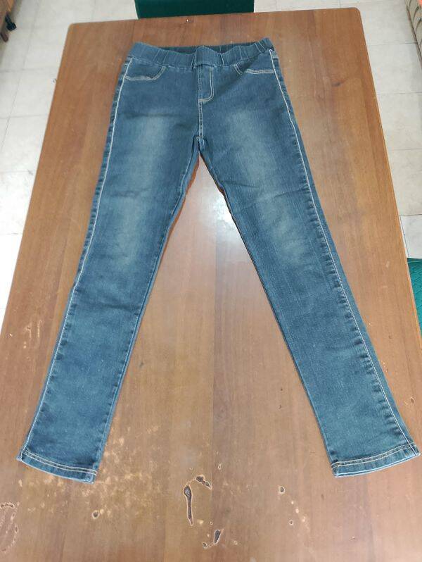 Jeans unisex vita elastica taglia XL