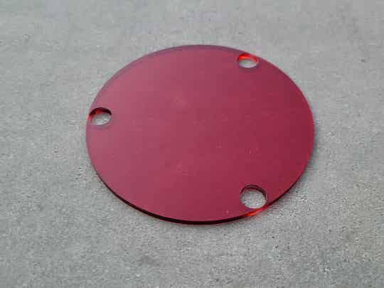 Cylindric V2 Red Acryl Lid.