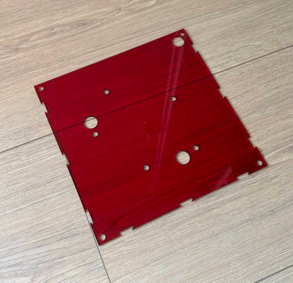 Large Red Acryl Lid.