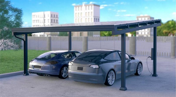 Photovoltaik-Carport - Doppel NOVA