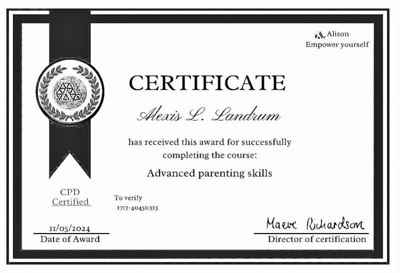 Advanced parenting skills 