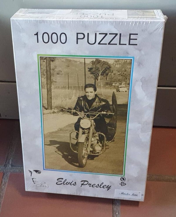 Elvis Presley legpuzzel Harley Davidson