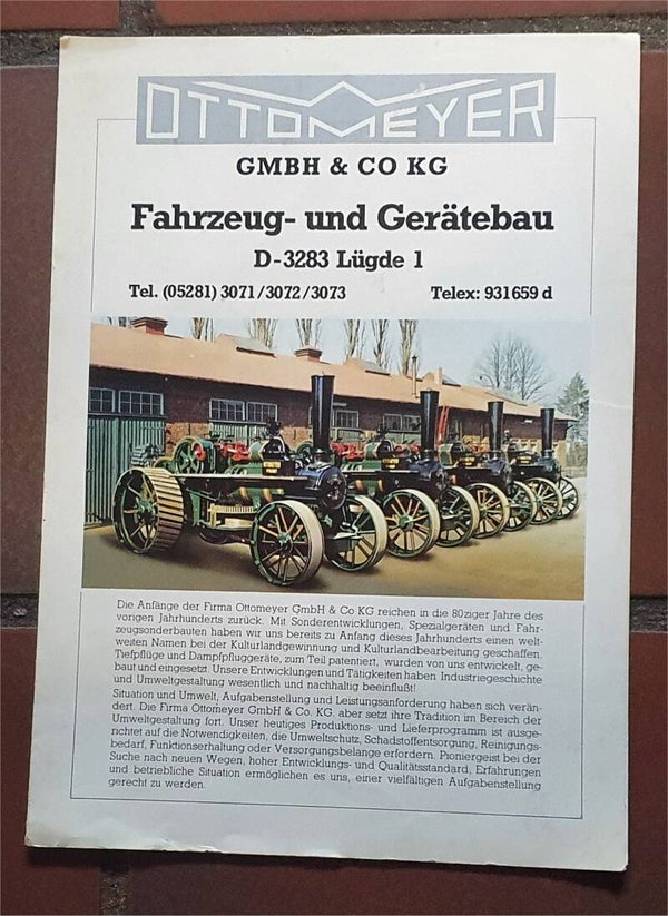 Ottomeyer Gmbh & Co. Kg Landtechnik folder