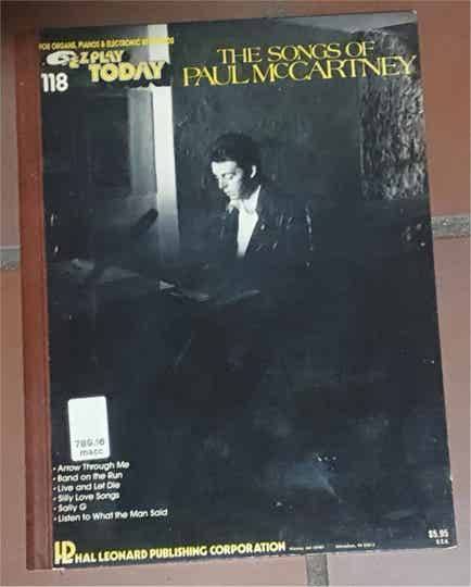The Songs of Paul McCartney: E-Z Play Today