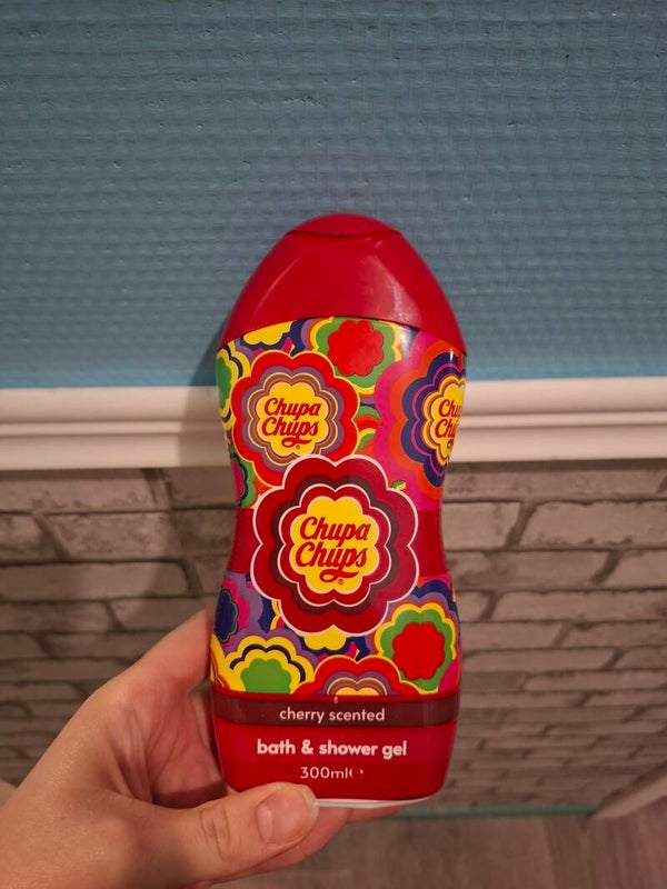 Gel douche chupa chups cerise