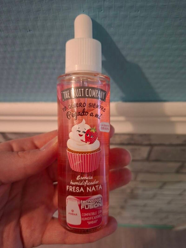 Huile parfumée pour humidificateur d'air fraise chantilly