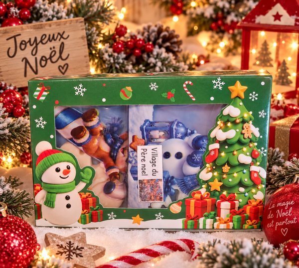 🎄✨ Village du Père Noël – Coffret Féérique ✨🎅