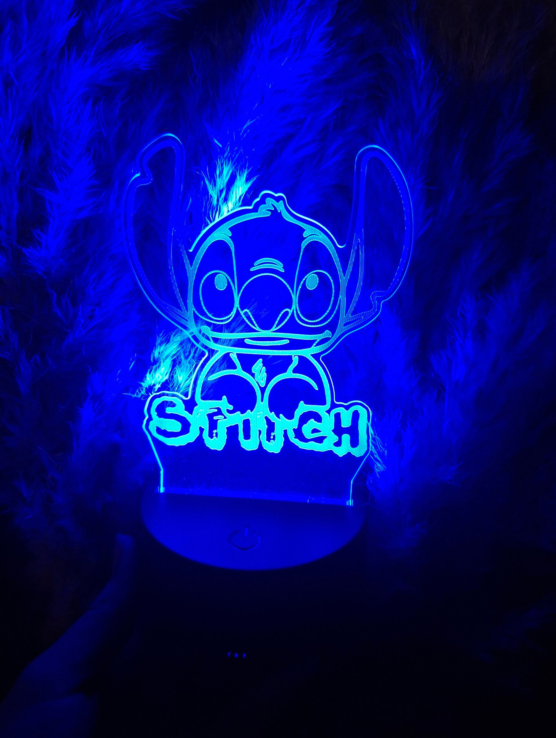 🌙 Veilleuse Stitch lumineuse 🌙