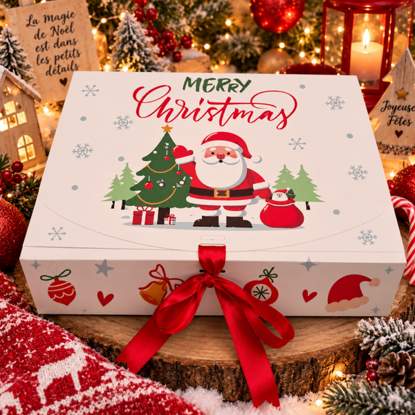 🎄 Coffret Noël – Brûleur + Fondants Parfumés + 2 Chauffe-Plats ✨