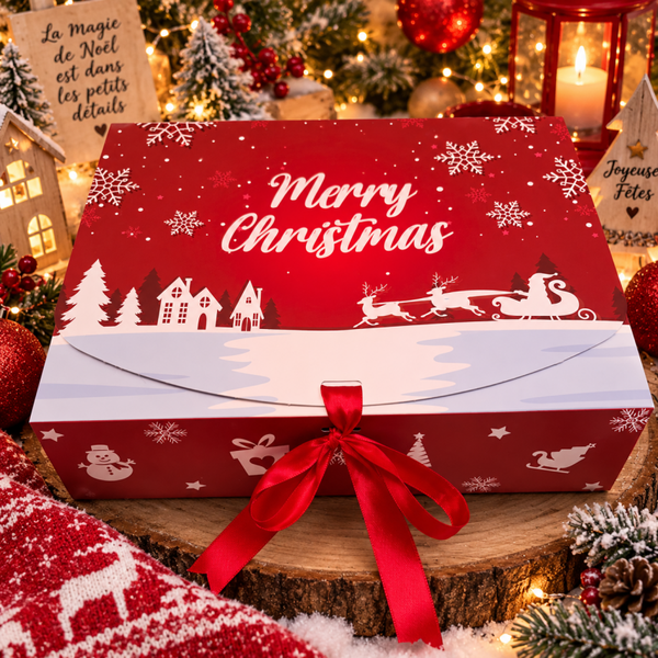 🎄 Coffret Noël – Brûleur + Fondants Parfumés + 2 Chauffe-Plats ✨