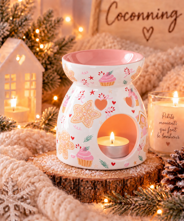 Brûleur à fondants parfumés Noël gourmand 🍪🧁✨