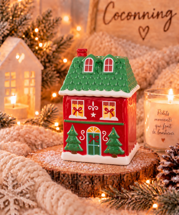 Brûleur Maison de Noël 🎄 – Une jolie maison pour parfumer votre intérieur