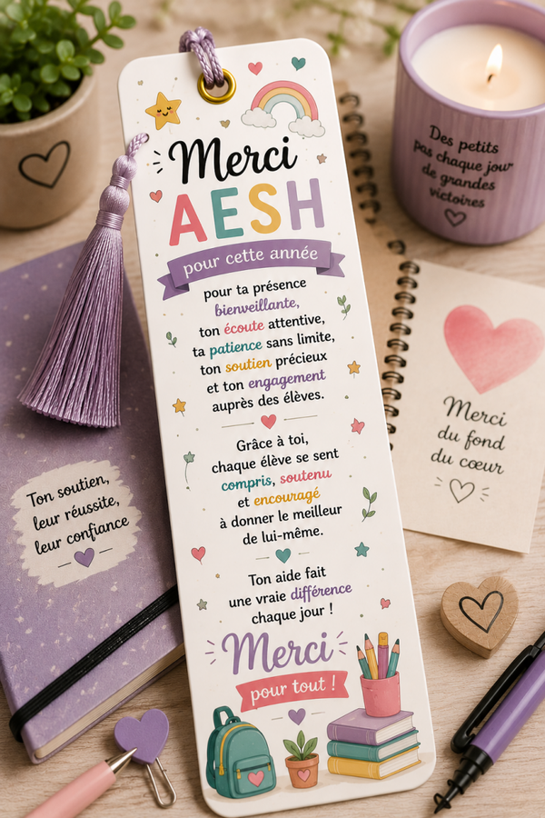 Marque page aesh
