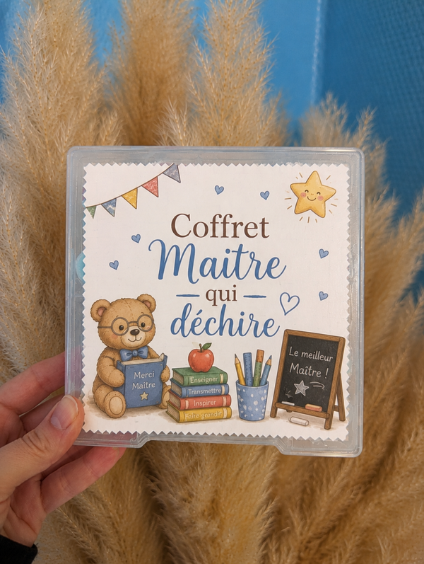 Coffret Fondants parfumés maître qui déchire