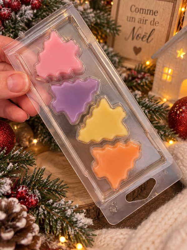 Jolie tablette fondante sapin de noel