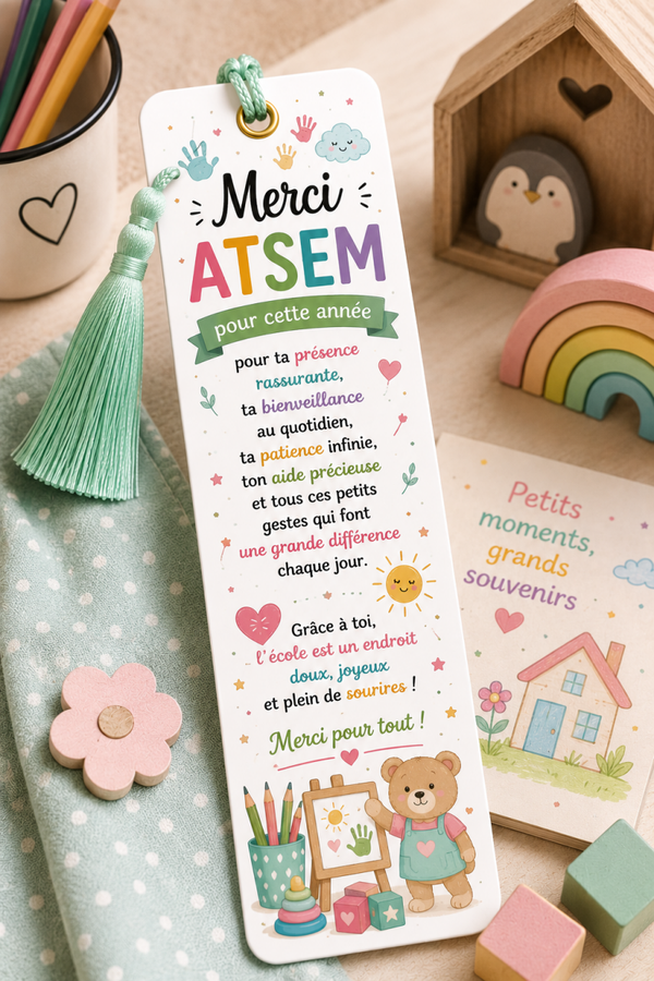 Marque page Atsem
