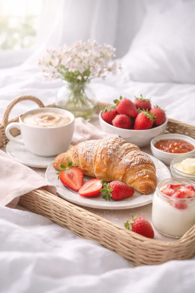 Fondant Parfumé Petit déjeuner au lit pour maman