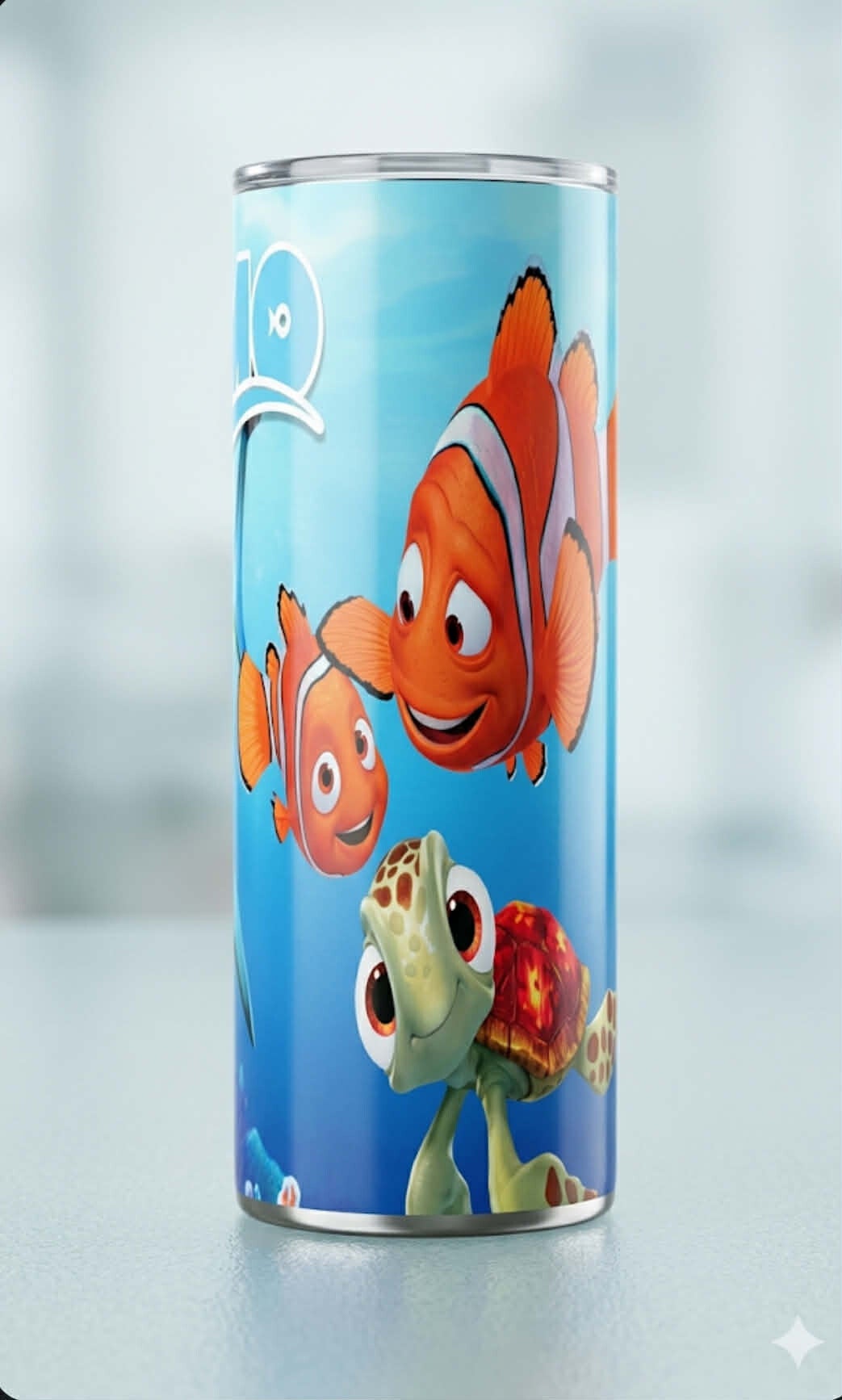 Magnifique tumbler isolant le monde de nemo