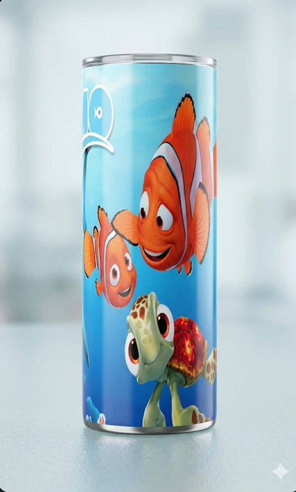 Magnifique tumbler isolant le monde de nemo