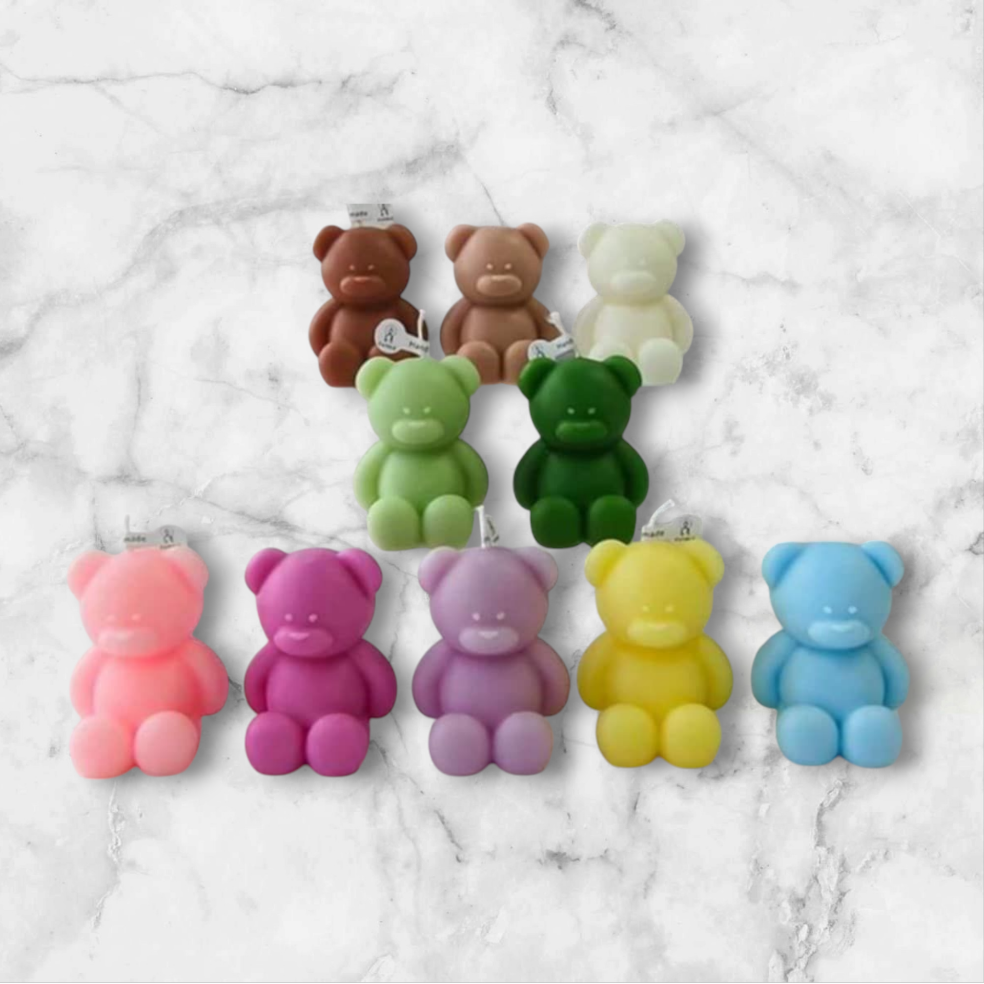 Bougie parfumée Ourson Fleuri