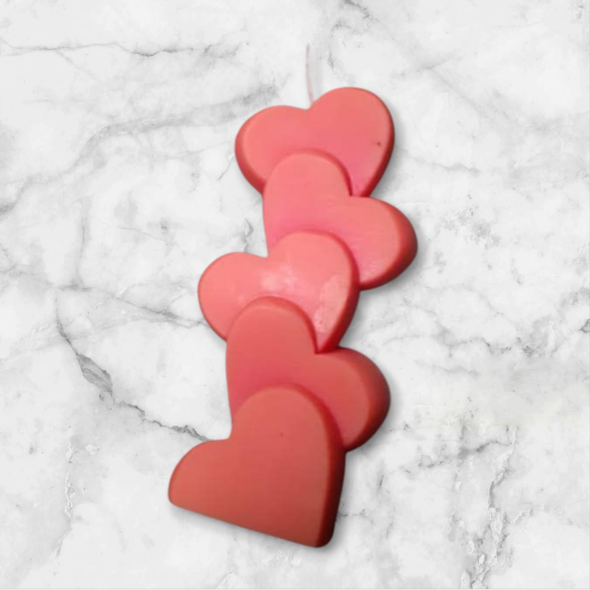 Bougie parfumée coeur enlacée