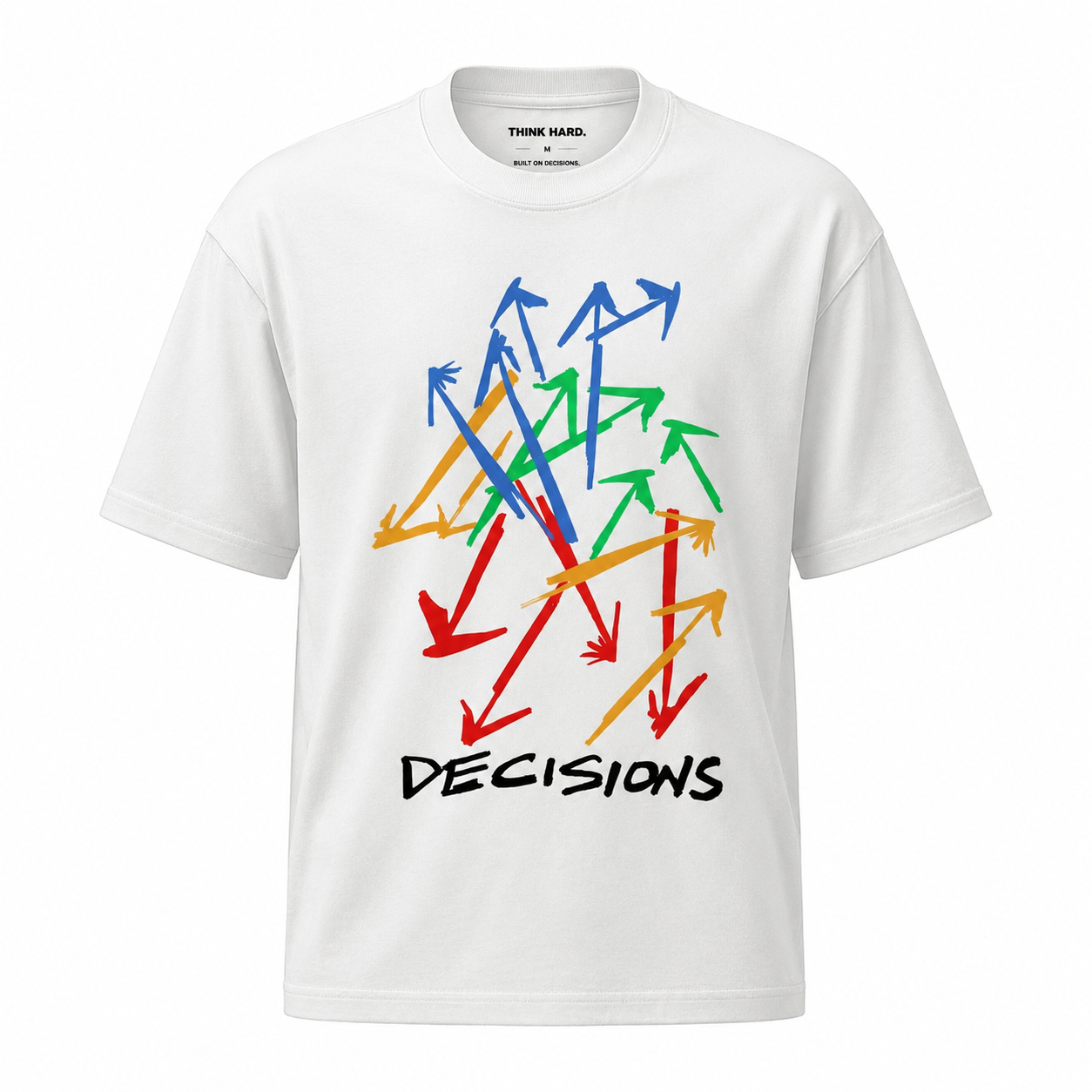 Decisions White/Multi Colour