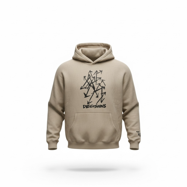 Decisions Heavyweight Hoodie Camel/Black