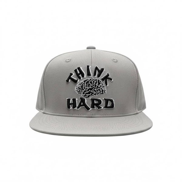 THINK HARD SnapBack  Grey/Black&White