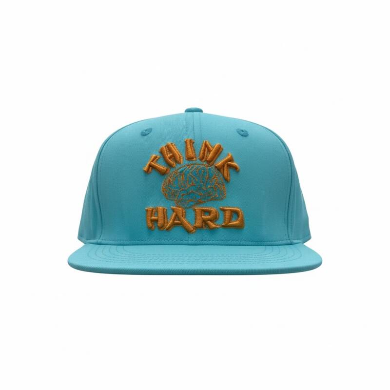 THINK HARD SnapBack Turquoise/Orange