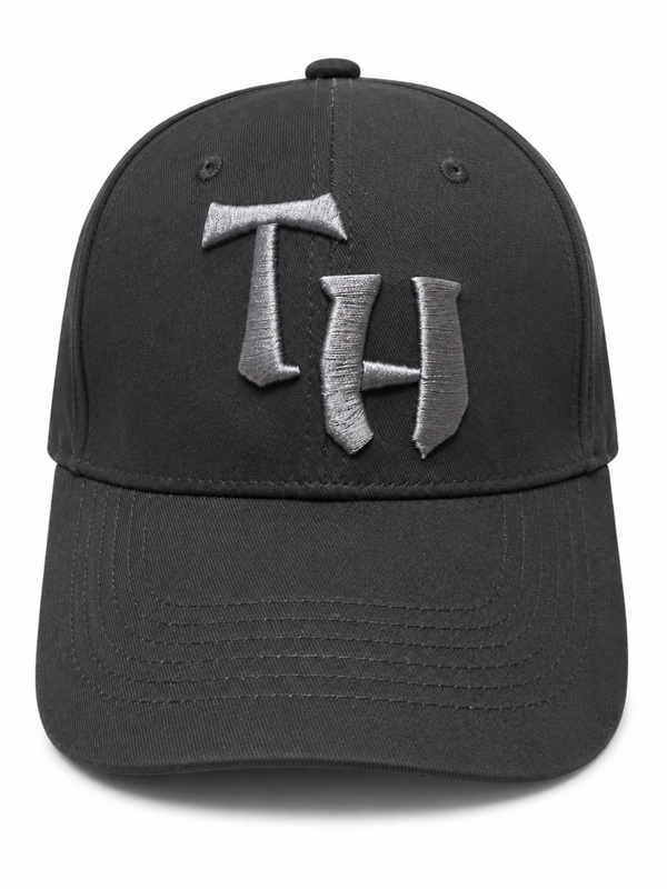 Thinking Cap – Grey on Black