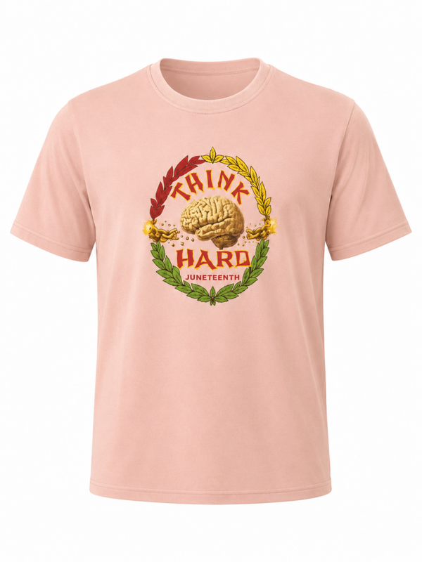 Juneteenth Womens Tee-Pink