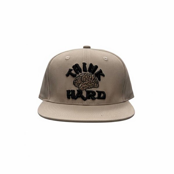 THINK HARD SnapBack  Camel/Black