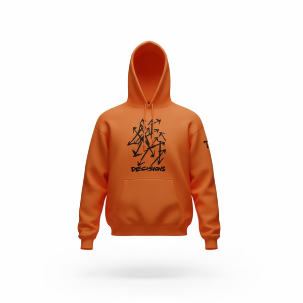 Decisions Soul Hoodie Orange/Black