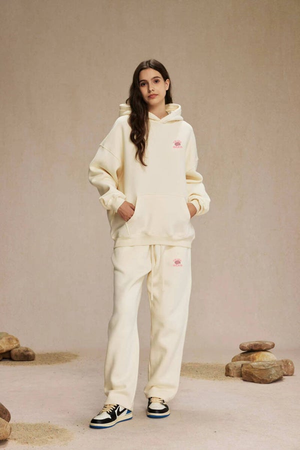 THINK HARD Bundle – Cream/Pink Embroidery (Copy)