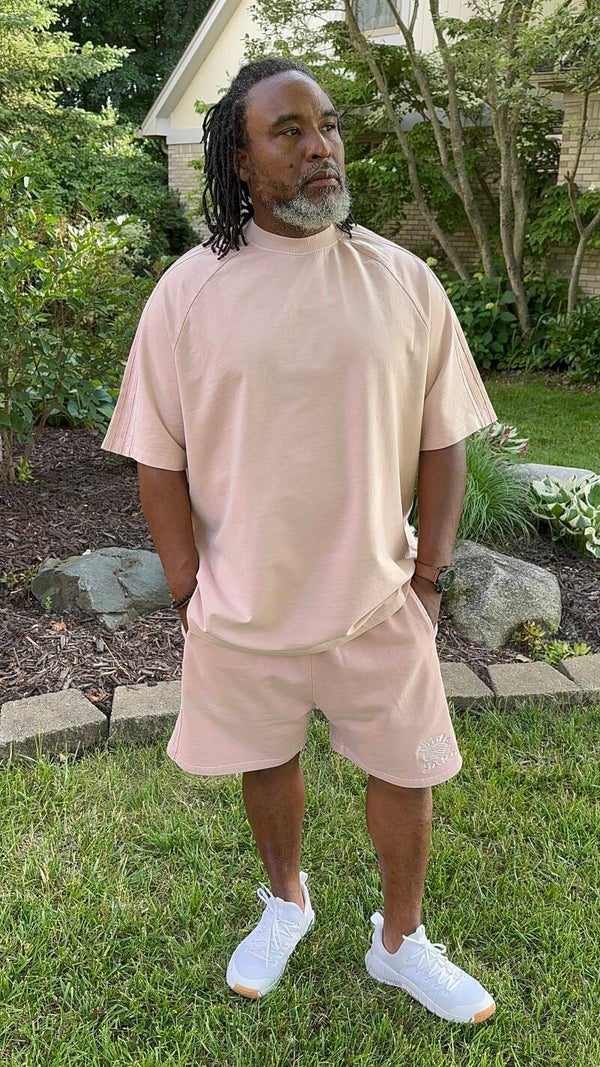 The Maze Short Set - Dusty Rose