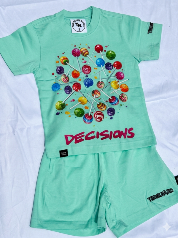 Decisions™ Kids Short Set – Mint