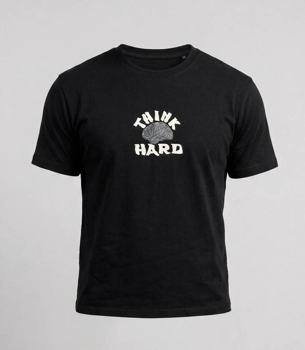 THINK HARD Signature Puff Print Tee