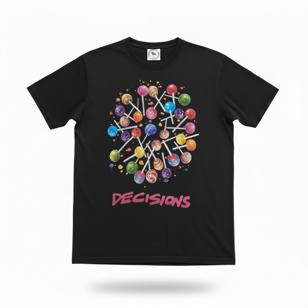 The Decisions Kids Lollipop Tee-Pink
