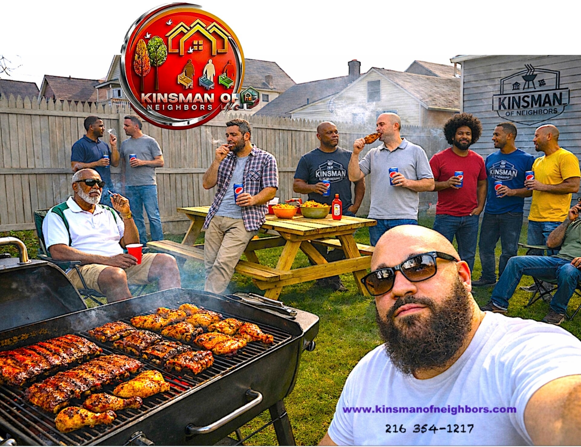 Backyard BBQ "Kinsman Of Neighbors"